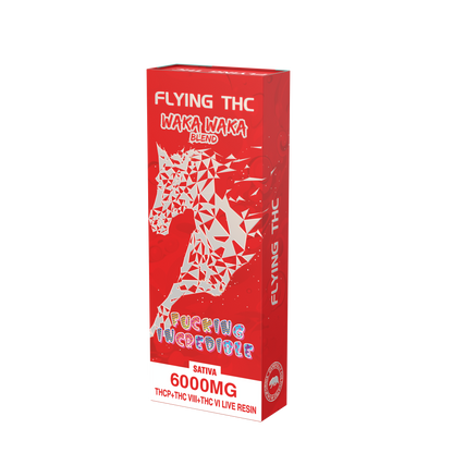 FLYING THC WAKA WAKA BLEND 6000MG DISAPOBLE 5CT/BX