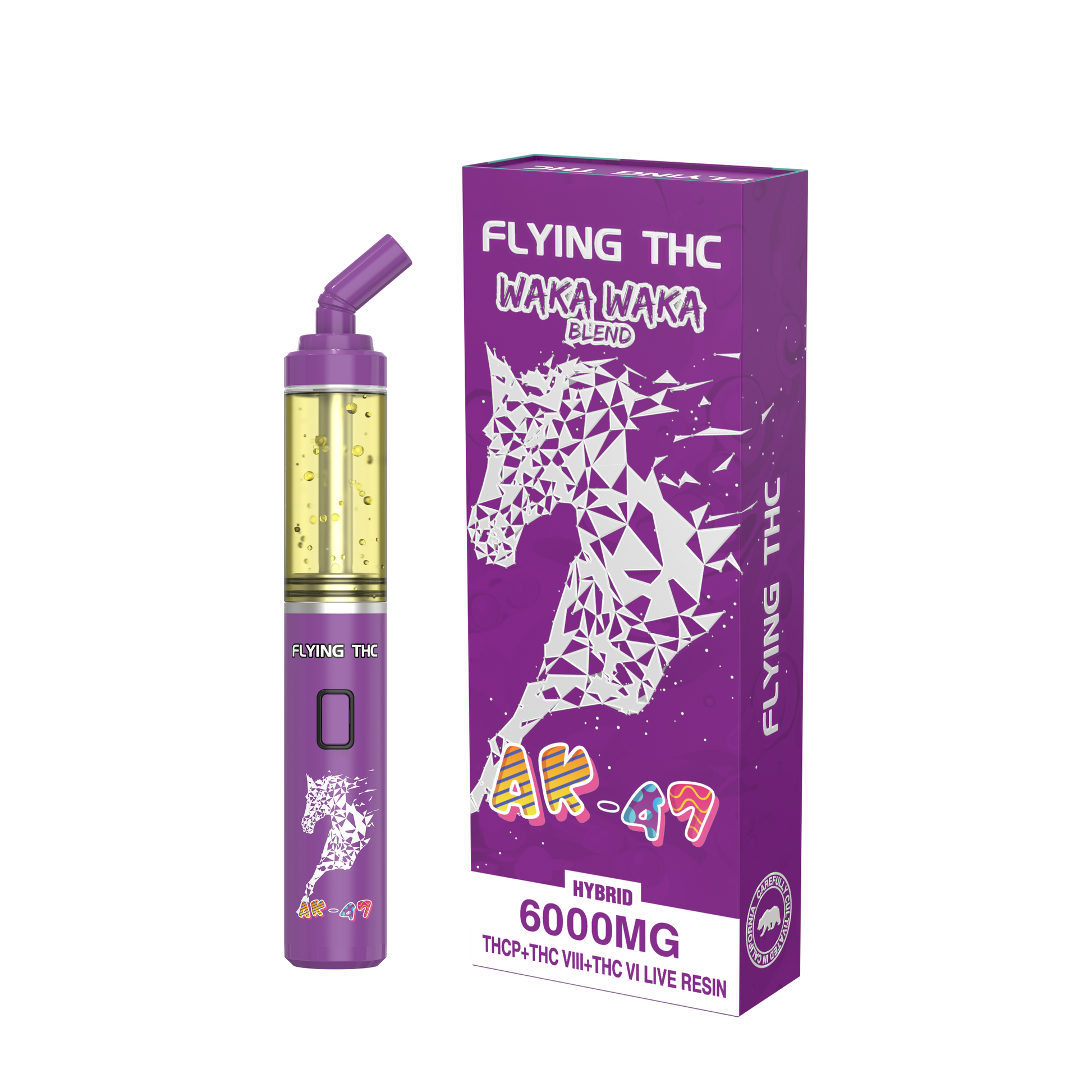 FLYING THC WAKA WAKA BLEND 6000MG DISAPOBLE 5CT/BX