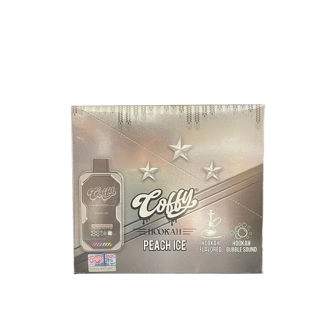 COFFY HOOKAH 12000PUFFS DISPOSABLE VAPE 5CT/BX