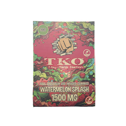 SMAK'D TKO 1500MG GUMMIES 6CT/BX