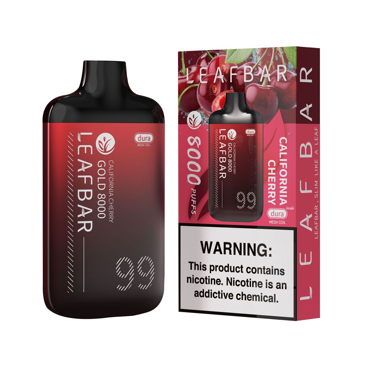 LEAFBAR 8000PUFFS 5CT/BX