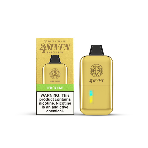 24 SEVEN GOLD BAR DISPOSABLE 5CT/BX