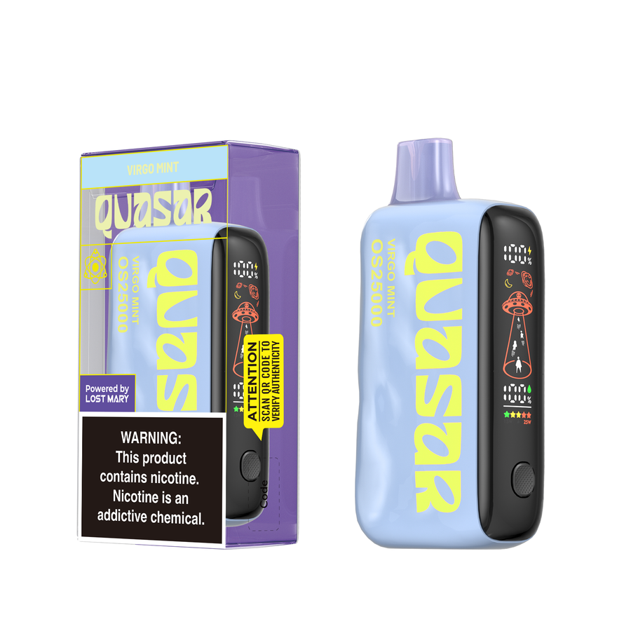 QUASAR OS 25000 PUFFS DISPOSABLE 5CT/BX