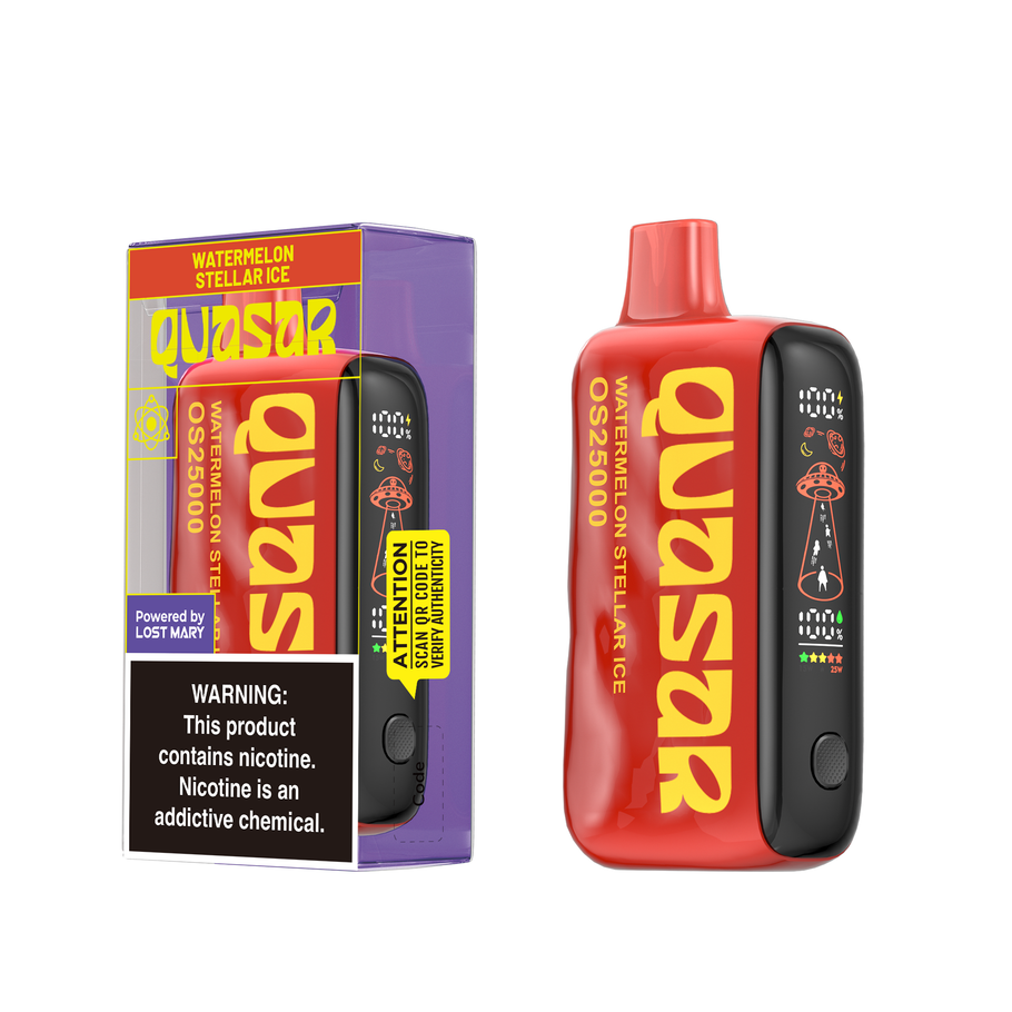 QUASAR OS 25000 PUFFS DISPOSABLE 5CT/BX