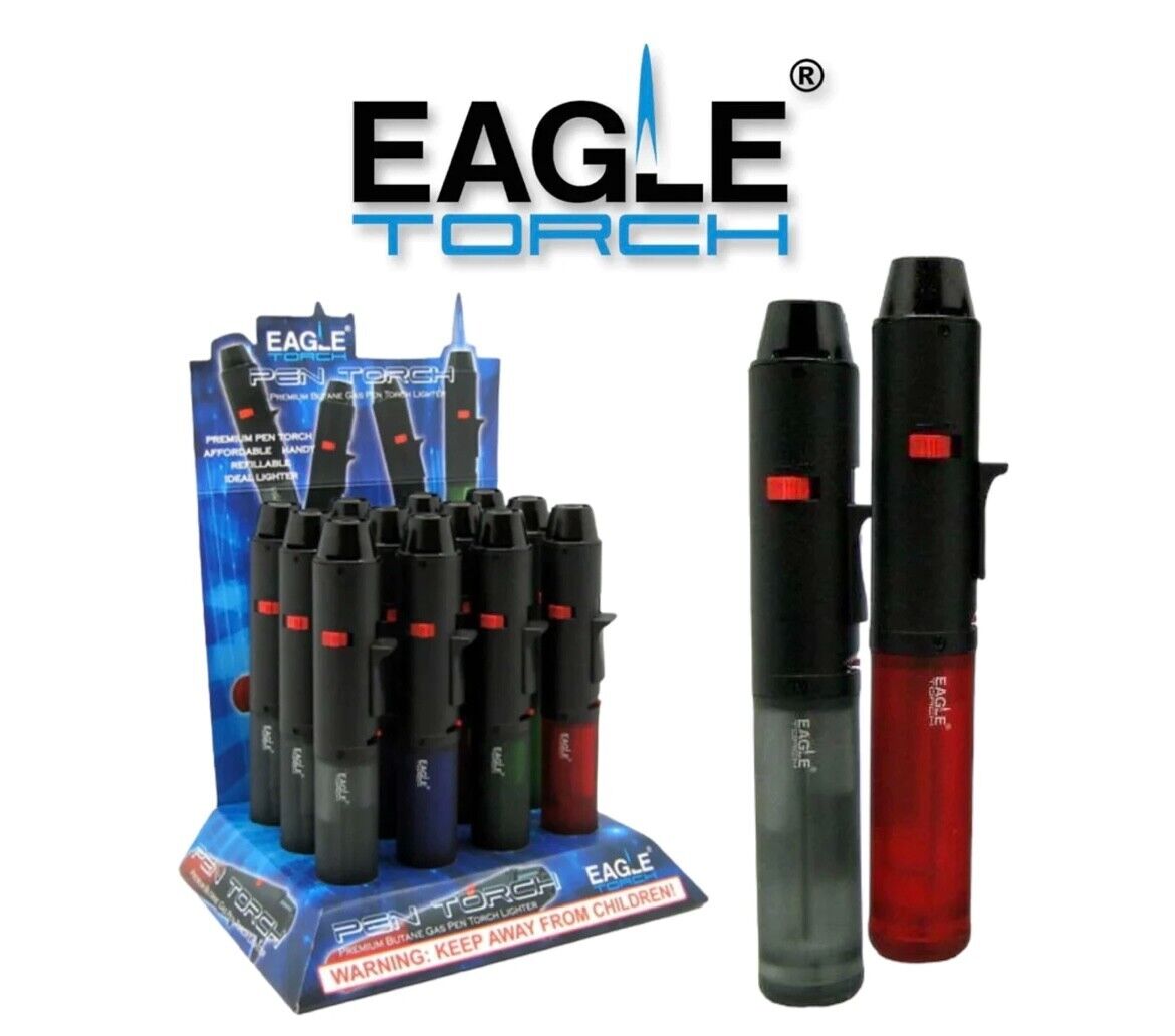 12CT DISPLAY OF EAGLE PEN TORCH PT132P