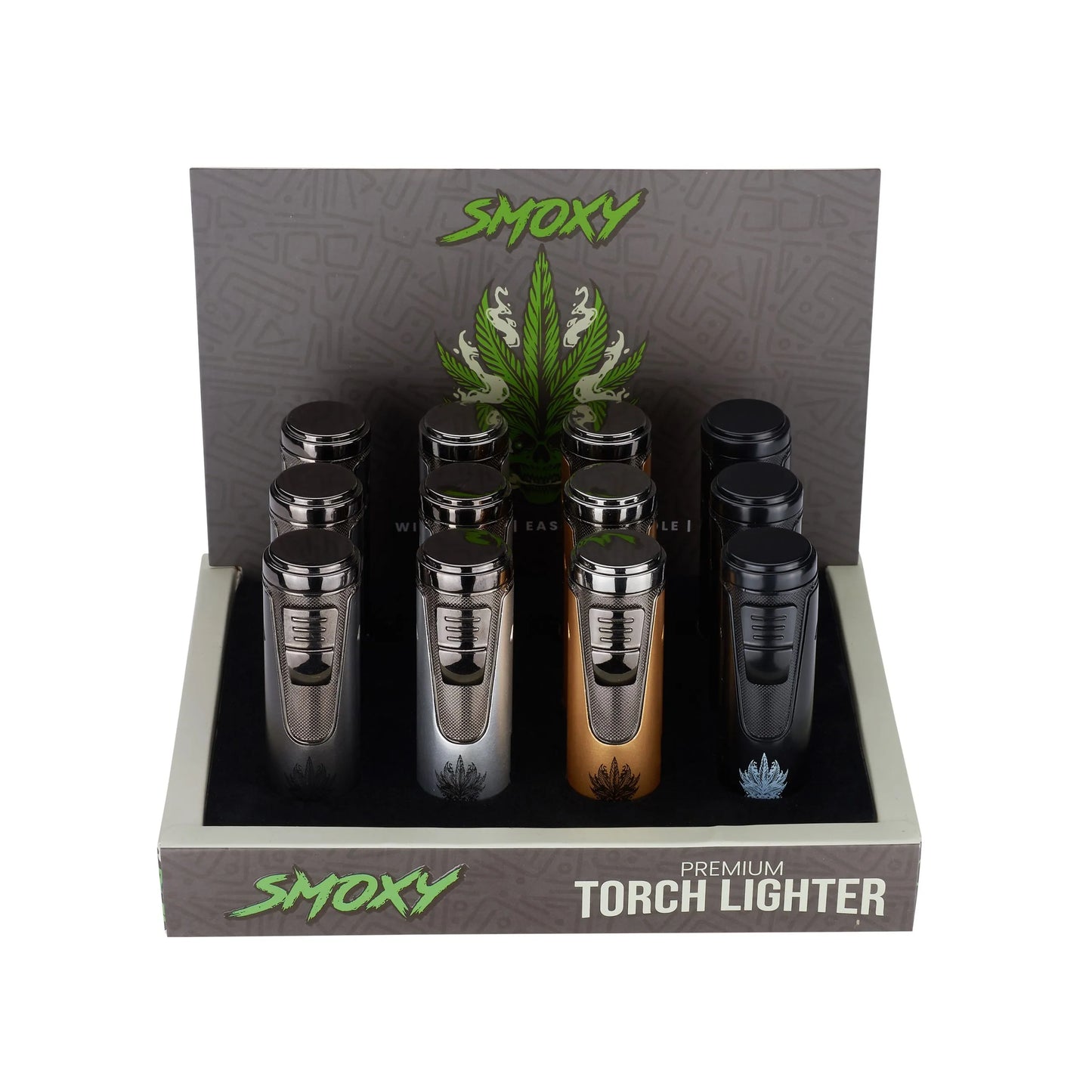 SMOXY WINDPROOF TORCH LIGHTER ASTON - BOX OF 12 (ST112)